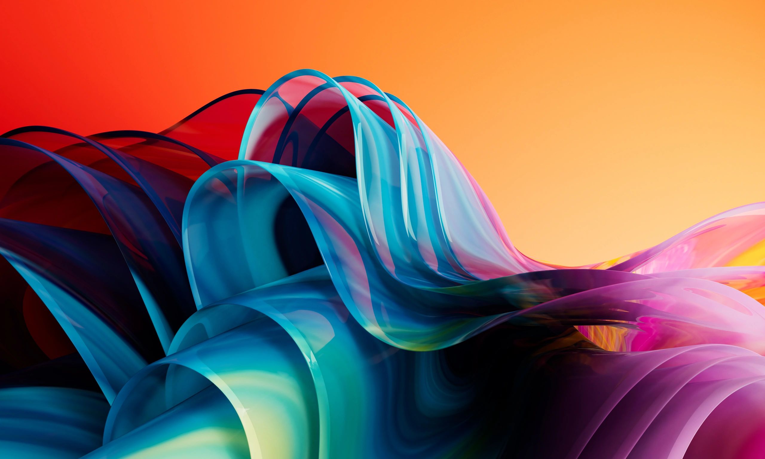 Abstract gradient background for CEO Score thank you page